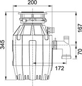 Franke TE-50 Doorlopende toevoer 0,5 hp