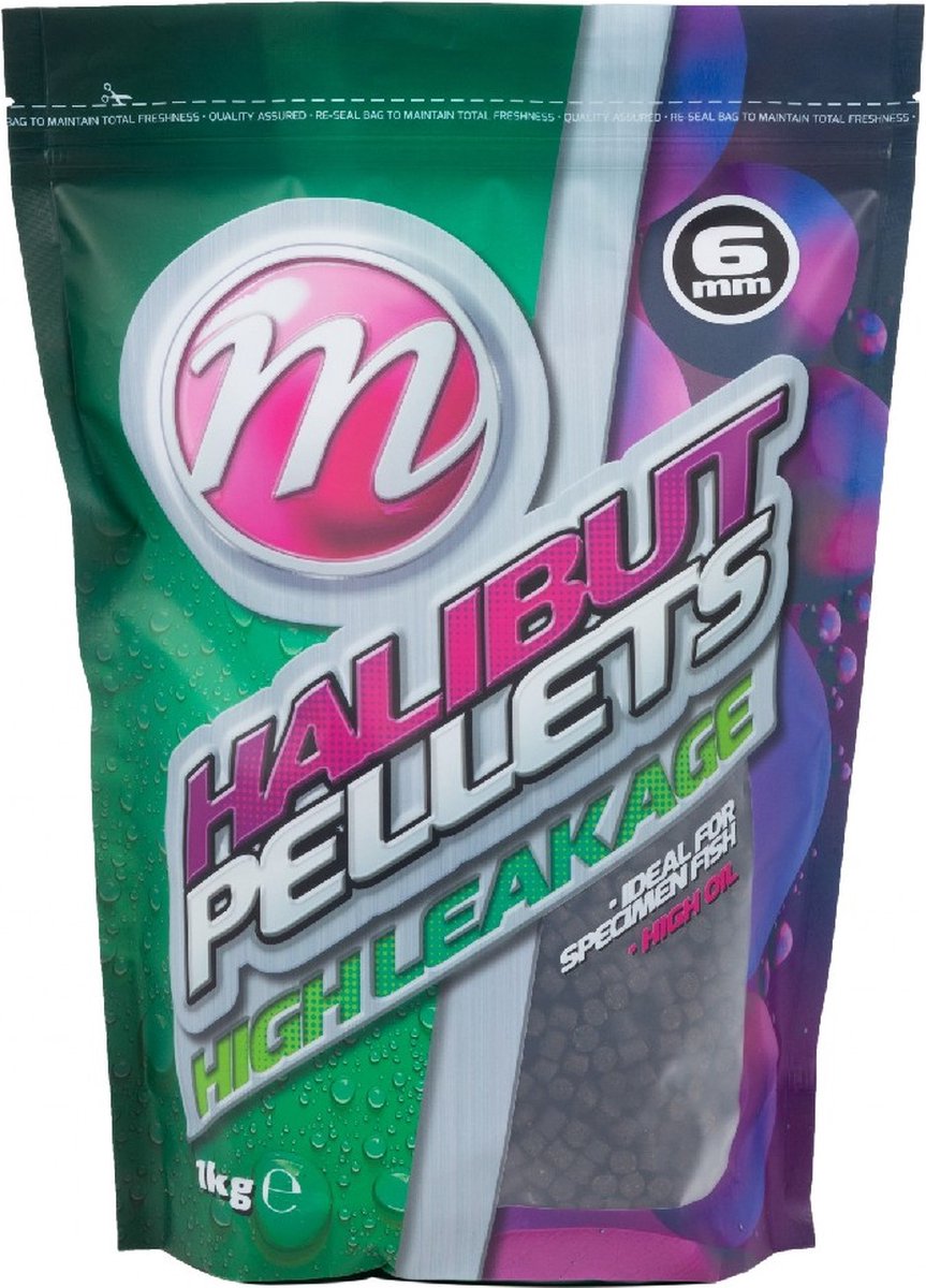 Mainline Match Activated Halibut Pellets 6mm 1kg