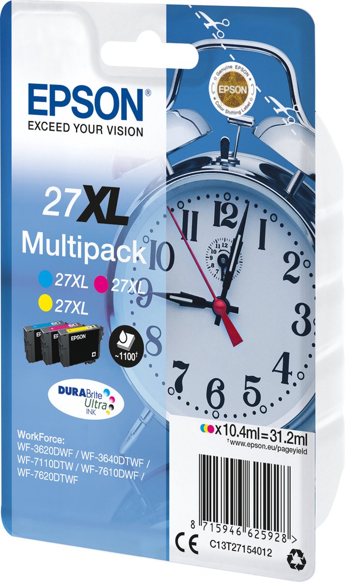 Epson 27XL - Inktcartridge / Multipack / Kleur
