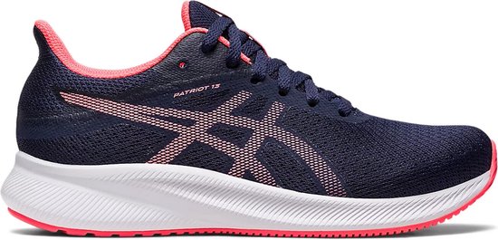 Asics - Patriot 13 - Donkerblauwe Hardloopschoenen-39,5