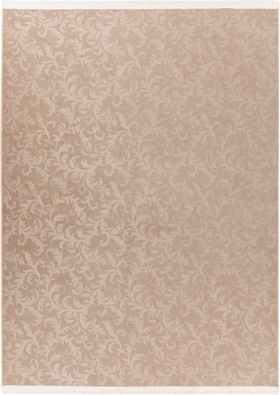 Damla | Laagpolig Vloerkleed | Taupe | Hoogwaardige Kwaliteit | 80x140 cm