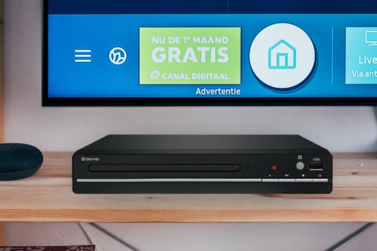 Denver DVD Speler met HDMI - Ondersteund FULL HD - CD Speler - Dolby Digital Decoder - Coax / Scart / USB - DVH7787SMK2 van Denver — afbeelding 3