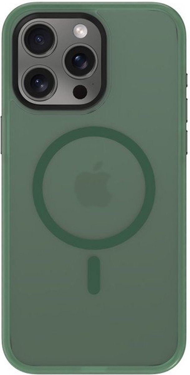 Hoesje met MagSafe geschikt voor iPhone 15 Pro Max | Prisma | Groen