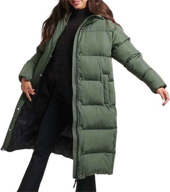 Superdry STUDIOS LONGLINE DUVET COAT Dames Jas - Maat 14
