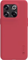 Nillkin Super Frosted Shield OnePlus 10T Hoesje Back Cover Rood