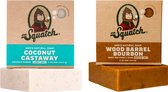 Dr. Squatch Soap - Coconut Castaway & Wood Barrel Bourbon (2x 141 gram)