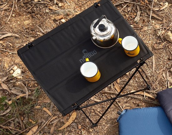 NOMAD® Amosen Campingtafel Compact - Zwart - Inklapbaar & Lichtgewicht & Sterk - Tot 20KG - Camping Tafel Opvouwbaar van NOMAD — afbeelding 5