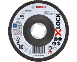 Bosch PRO X571 X-Lock Lamellenschijf 125 mm K60 - 2608619202
