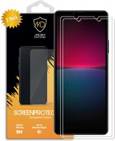 2-Pack Sony Xperia 10 IV Screenprotectors - MobyDefend Case-Friendly Gehard Glas Screensavers - Glasplaatjes Geschikt Voor Sony Xperia 10 IV