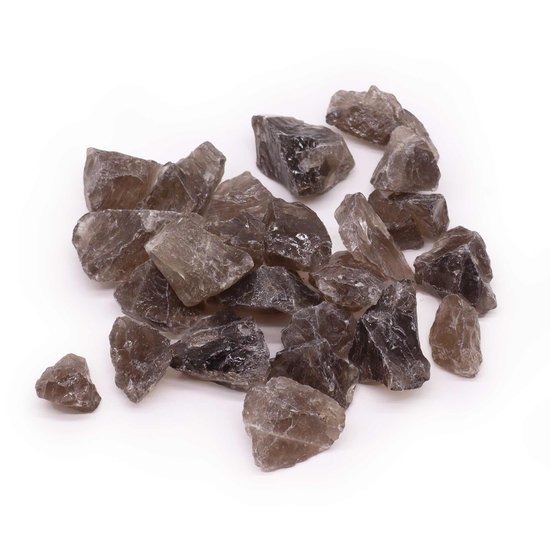 Pierre précieuse de quartz fumé brut - Protection, mise à la terre et Détente - 2 à 4 cm - Pierres précieuses et Minéraux