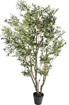 Greenmoods Kunstplanten - Kunstplant - Olijfboom - Zijde - 260 cm