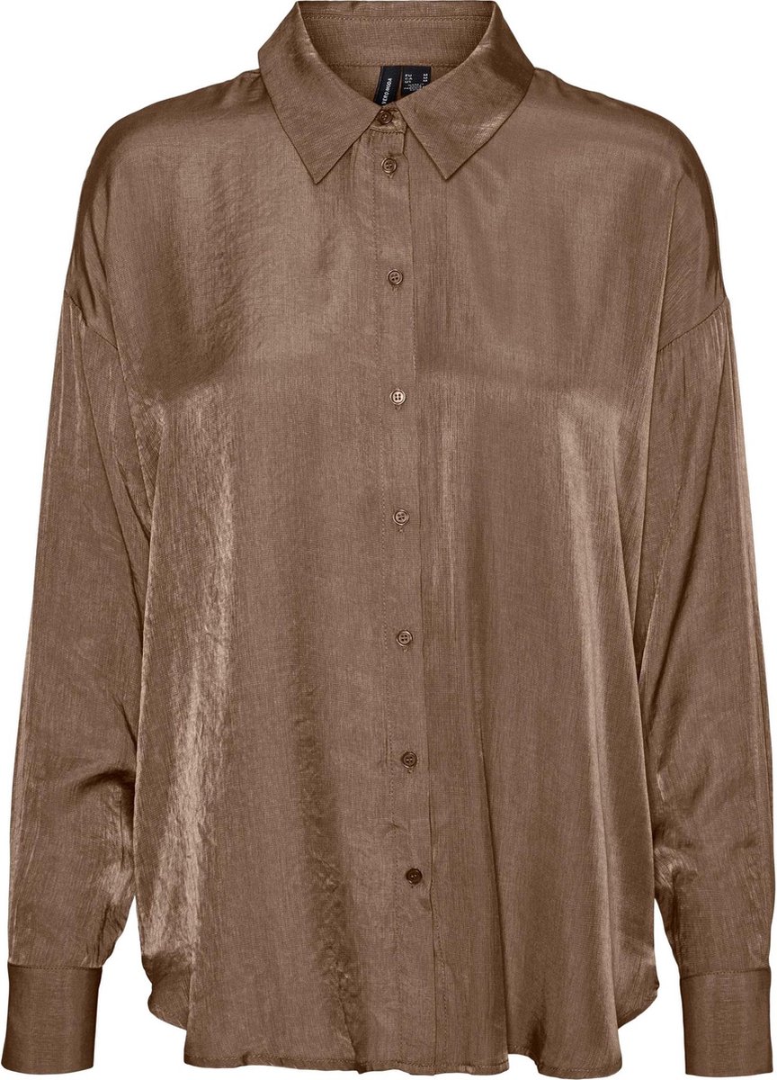 Pieces - Pcjuna Ls Pleated Detail Shirt Wnv - 5179493 Cashmere Blue Hot Fudge main image 0