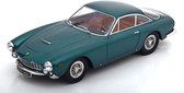 Het 1:18 Diecast-model van de Ferrari 250 GT Lusso uit 1962 in groen metallic. De fabrikant van het schaalmodel is KK Models. Dit model is alleen online verkrijgbaar