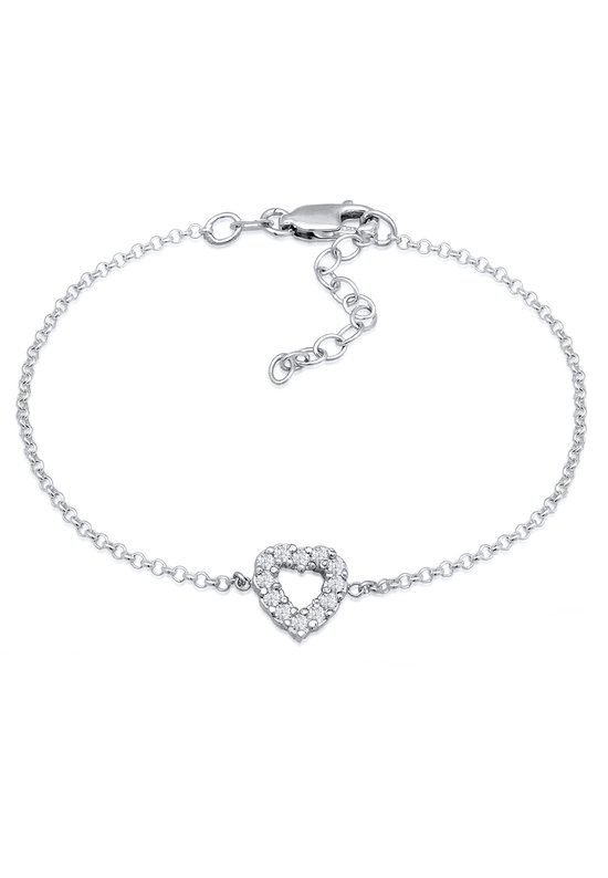 Elli PREMIUM Dames Armband Dames hanger basis met laboratorium-gekweekte diamanten (1.8 ct) in 925 sterling zilver