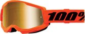 Lunettes 100% Motocross VTT Strata 2 avec écran miroir - Oranje -