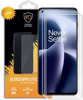 3-Pack OnePlus Nord 2T Screenprotectors - MobyDefend Case-Friendly Screensaver - Gehard Glas - Glasplaatjes Geschikt Voor OnePlus Nord 2T