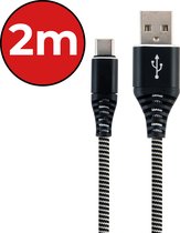 Câble USB C vers USB A - Câble USB C - Chargeur USB C - 2 mètres - Zwart
