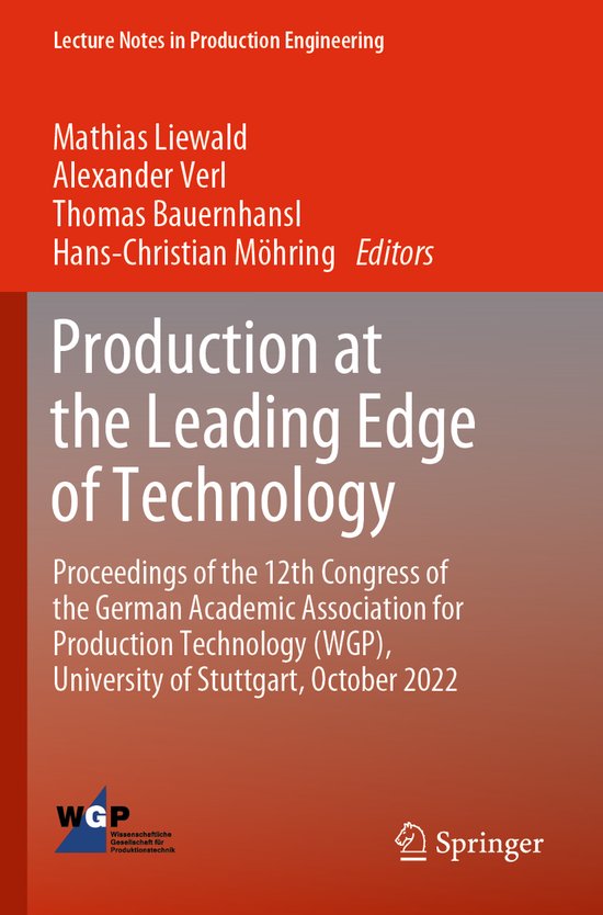 Lecture Notes in Production Engineering- Production at the L ... - cover