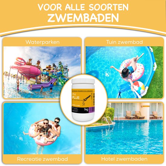 Nortembio Pool pH Plus 6,5 Kg. Natuurlijk pH-Verhogend Poeder voor Zwembad en Spa. Waterkwaliteit Verbeteren. pH Regelaar. Voordelig voor de Gezondheid Nortembio Pool pH Plus 6,5 Kg. Natuurlijk pH-Verhogend Poeder voor Zwembad en Spa. Waterkwaliteit Verbeteren. pH Regelaar. Voordelig voor de Gezondheid