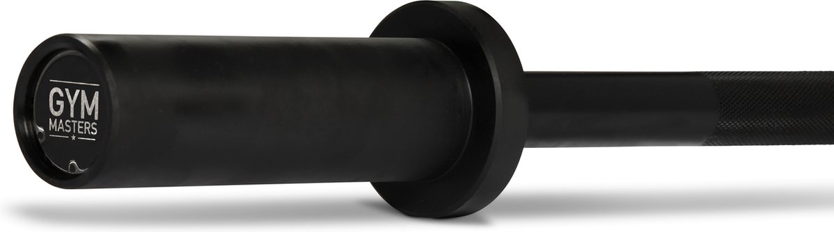 Gym Masters Olympic Barbell Zwart / Olympische Halterstang - 8kg / 120cm / 50mm - Crossfit Barbell - 8 KG / 120 cm / 50 mm