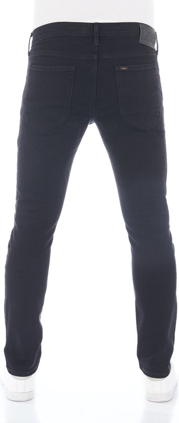 Lee Heren Jeans Broeken Luke Slim Tapered tapered Fit Zwart Volwassenen Denim Jeansbroek