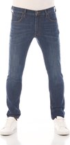 Lee Heren Jeans Broeken Luke Slim Tapered tapered Fit Blauw 33W / 34L Volwassenen Denim Jeansbroek