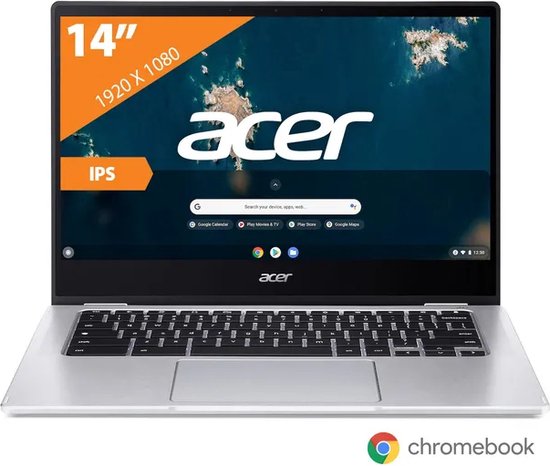 Acer Chromebook Spin 314 (CP314-1HN-C79G) - Zilver