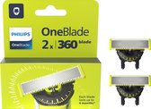 Philips Norelco OneBlade QP420/50, Tête de rasage, 2 tête(s), Argent, Jaune, Philips, Norelco OneBlade
