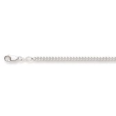 Collier Silver Lining - Argent - Gourmet 3.0 mm - 80 cm