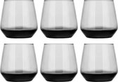 Glasmark Waterglazen - 12x - Midnight collection - 310 ml - glas - drinkglazen