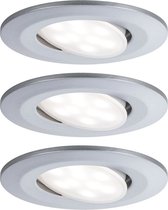 LED-inbouwlamp voor badkamer Paulmann Calla 99933 LED vast ingebouwd N/A Vermogen: 19.5 W Neutraalwit N/A