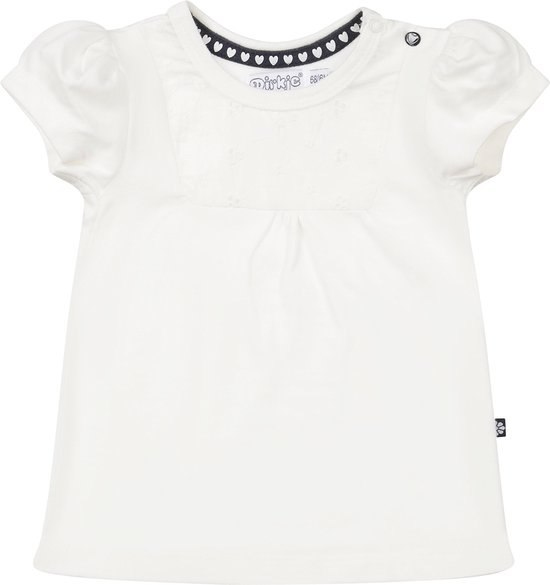 Dirkje - Meisjes Shirt - White - Maat 56