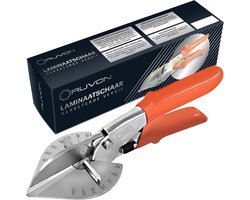 Ruvon ® Plintenschaar Verstekschaar 45°- 135° - Laminaatschaar - Plintenknipper -RVS
