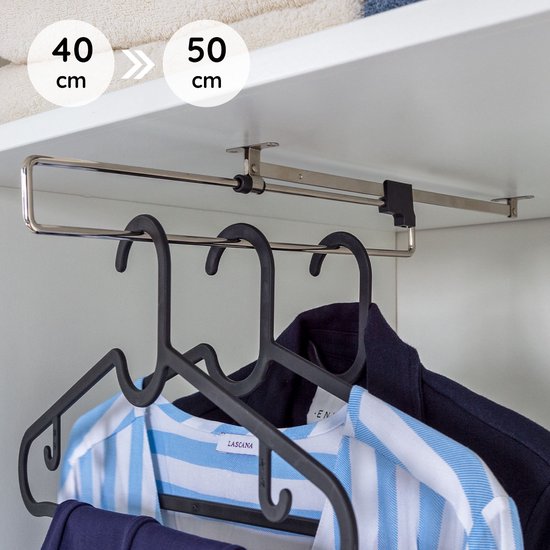 LYVQZPWLRUitbreidbare kleren, Uitschuifbare kledingroede for broeken - Uitschuifbare kledingroede, uitschuifbaar 30-80 cm(B,550MM/21.6INCH LYVQZPWLRUitbreidbare kleren, Uitschuifbare kledingroede for broeken - Uitschuifbare kledingroede, uitschuifbaar 30-80 cm(B,550MM/21.6INCH