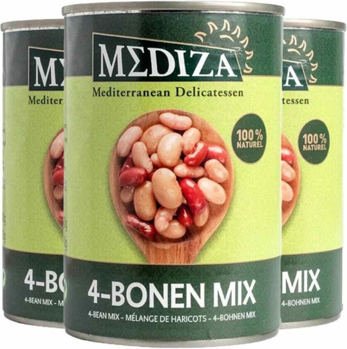 Goedkoopste 3x Mediza 4 Bonen Mix 400 gr