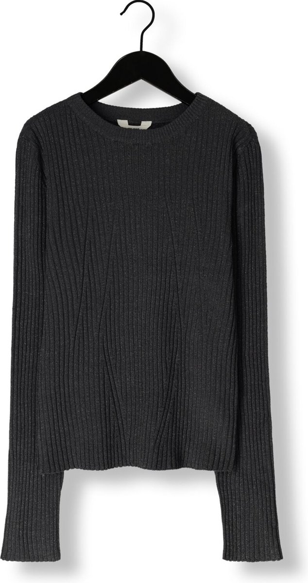 Object Objrike L/s Knit Pullover Truien & vesten Dames - Sweater - Hoodie - Vest- Grijs - Maat XS