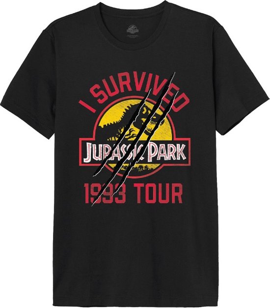 JURASSIC PARK - I SURVIVED 1993 TOUR - T-SHIRT