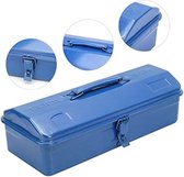Gereedschapskist Leeg - Gereedschapskoffer Leeg - Gereedschapskoffer - 37x16x11cm - Blauw