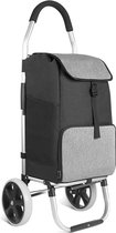 Bol.com Boodschappentrolley Met Koelvak - Boodschappenwagen Met Extra Grote Banden - Opvouwbare Boodschappentrolley Regendichte ... aanbieding