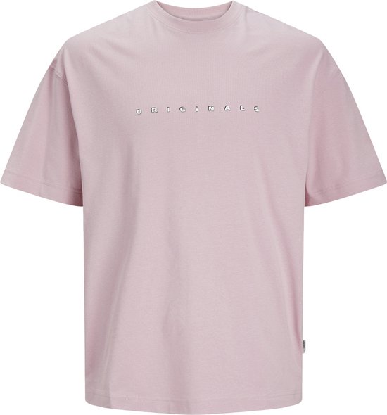 Jack & Jones T-shirt Joreaster Activity Tee Ss Crew Neck 12251966 Pink Nectar/org Mannen Maat - M