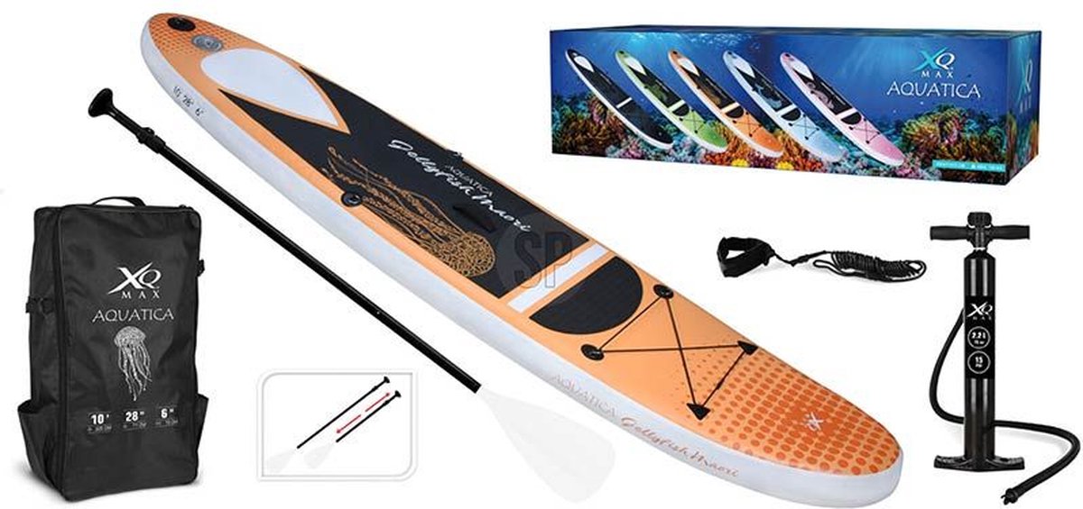 Bol.com Xq Max Sup Board Aquatica - 305Cm - Tot 150Kg - Jellyfish Maori aanbieding
