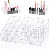 Lipstick Organizer 40 vakken, acryl lippenstift, organizer, transparante lippenstift, houder voor cosmetica, make-up, lippenstift, make-upkwast