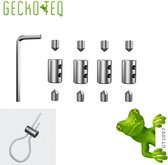 GT1097 GeckoTeq 4 x ophangsysteem- draad lusmaker voor perlon en staaldraad
