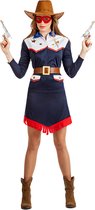 Boland - Kostuum Cowgirl Samantha (XL) - Volwassenen - Cowgirl - Western - Wilde Westen