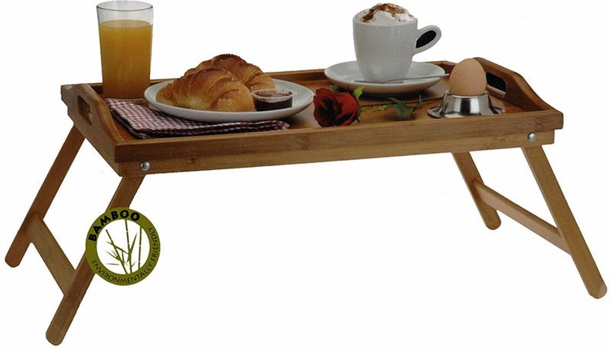 Excellent Houseware - Ontbijt Dienblad - 30 x 50 cm - Hout