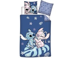 foto van Disney Lilo & Stitch Dekbedovertrek, Cozy - Eenpersoons - 140 x 200 cm - Polykatoen