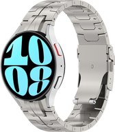 Stalen bandje - RVS - geschikt voor Samsung Galaxy Watch 6 / Watch 6 Classic - cloud grey