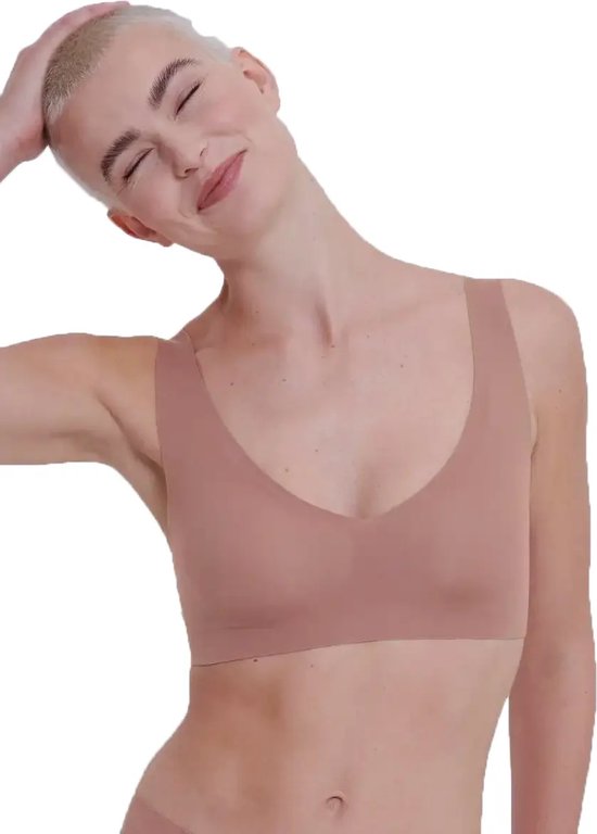 Sloggi Zero Feel Bralette rembourrée 2.0 - Soutien-gorge sans couture - XXL - Zwart