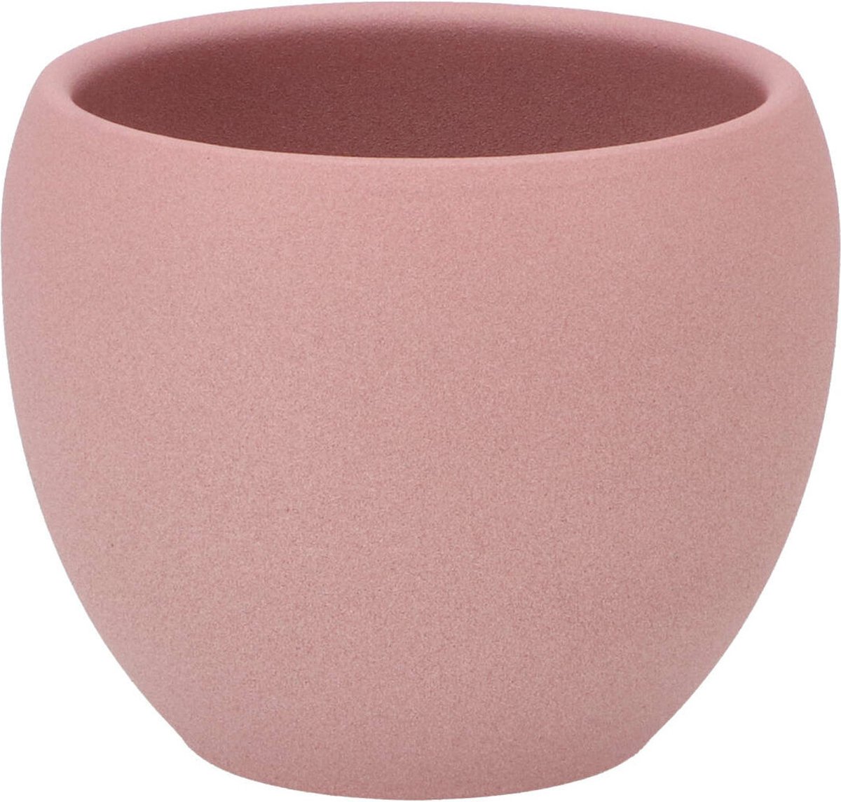 DK Design Bloempot/plantenpot Vinci - lichtroze mat - voor kamerplant - D11 x H14 cm