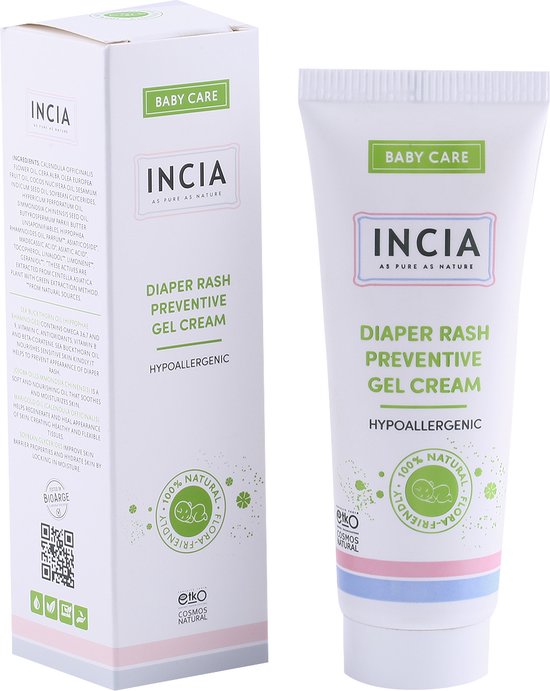 INCIA - 100% Natuurlijke Luieruitslag Gel - Verlichtend - Veelzijdig gebruik - 60ml